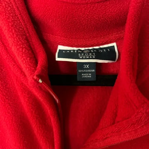 Karen Scott Vibrant Red Women's Vest - Picture 4 of 4